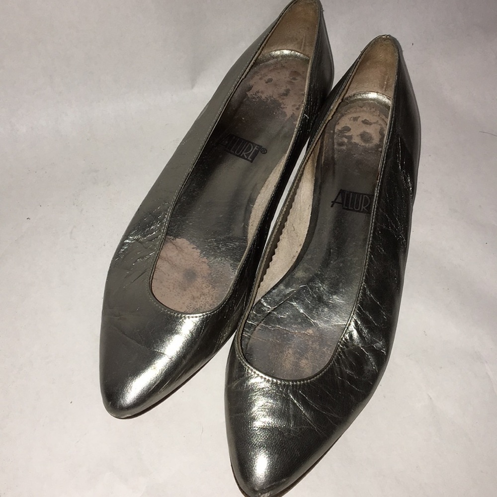 Silver Metallic Flats